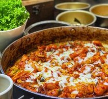 Cheese Pan Spicy Chicken