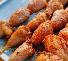 Grilled Chicken Hearts