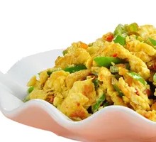 Egg with Green Pepper