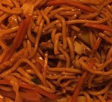 Vegetable and Meat Noodles Stir-fry