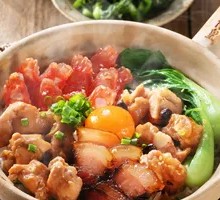 Preserved Meat Four Treasure Clay Pot Rice