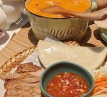 Charcoal-Grilled Pork Neck Roll Platter