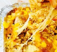 New Orleans Beef Cheese Fried Rice