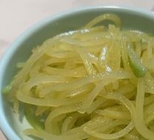 Freshly Sliced Potato Strips