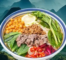 Guizhou Sour Soup Fresh Beef Meat Sauce Rice Noodles