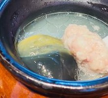 Century Egg and Pork Dumpling Pot Soup