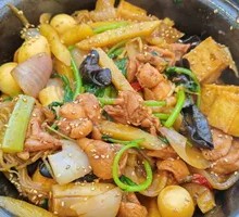 Boiling Chicken Cutlet Platter Pot