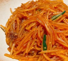 Fried Potato Shreds with Millet and Pork Crumbs