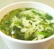 Seaweed and Egg Soup