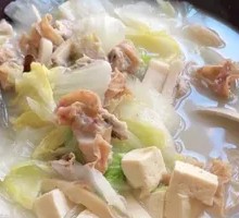 Flower Fat Stew with Pancake Pot