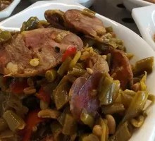 Pickled Bean Curd Stir-fried with Preserved Sausage