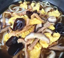 Mushroom and Egg Noodles