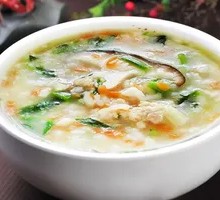 Shiitake and Pork Rice Porridge