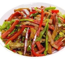 Stir-fried Ham Slices