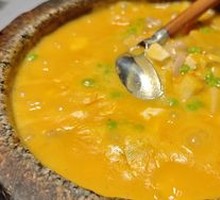 Sea Urchin Tofu in Stone Pot