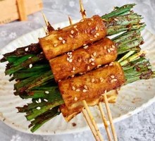Tofu Skin Rolls with Chives
