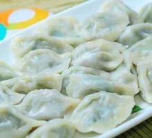 Leek and Egg Handmade Dumplings