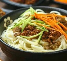 Eggplant and Pork Noodles with Sauce