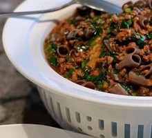 Sea Cucumber Rice Toss