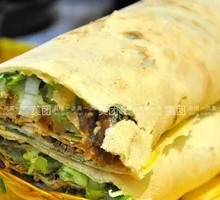 Mixed Grain Crepe with Egg