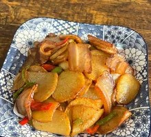 Preserved Meat and Potato Slices