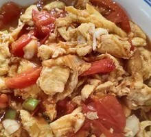 Scrambled Eggs with Tomatoes