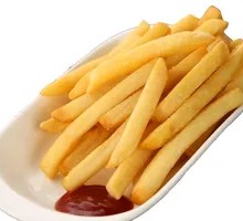 Thick-cut fries
