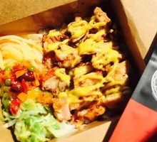 Honey Mustard Crispy Chicken Rice
