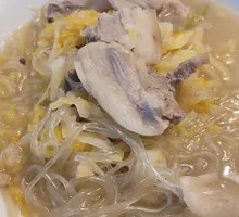 Braised Pork Belly with Pickled Cabbage and Vermicelli