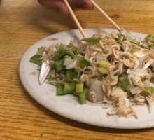 Bell Pepper and Dried Shrimp Stir-fry