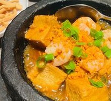 Sea Urchin Shrimp Tofu