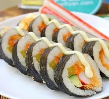 Crab Stick Seaweed Rice Roll