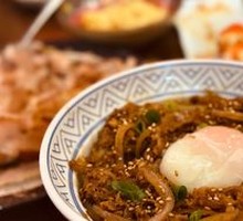 Warm Egg Beef Rice Bowl