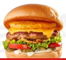 Hawaiian Pineapple Beef Burger