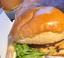 American Smooth Peanut Butter Steak Burger