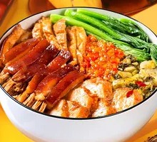 Pork Trotter Rice with Chaozhou Meat Rolls