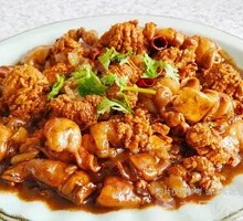 Stewed Fish Offal in Sauce