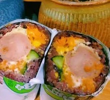 Volcanic Stone Grilled Sausage Rice Ball