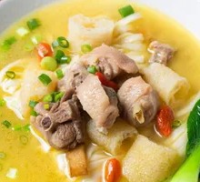 Bamboo Mushroom Chicken Noodle Soup