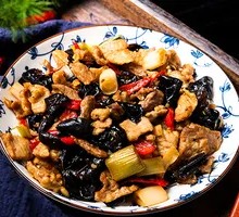 Minced Pork with Wood Ear Mushrooms