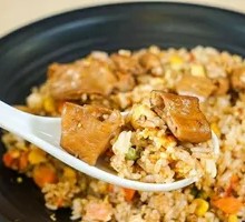 Braised Pork Intestine Fried Rice