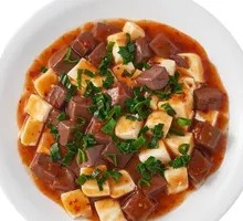 Duck Blood Stir-Fried with Tofu