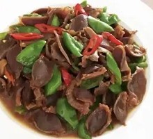 Bell Pepper Stir-fried Duck Gizzard