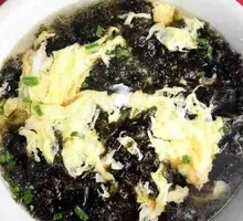 Seaweed and Shrimp Egg Drop Soup