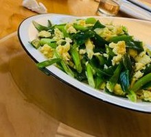Scrambled Eggs with Green Onions