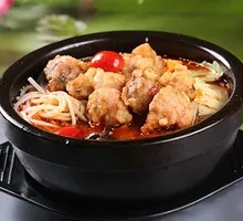 Spicy Crispy Pork Noodles