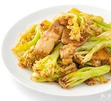 Stir-fried Cauliflower with Pork