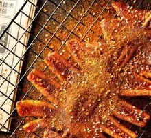 Grilled Squid on Iron Plate