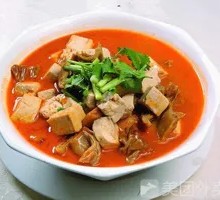 板肠炖豆腐