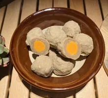 Salted Egg Yolk Beef Balls